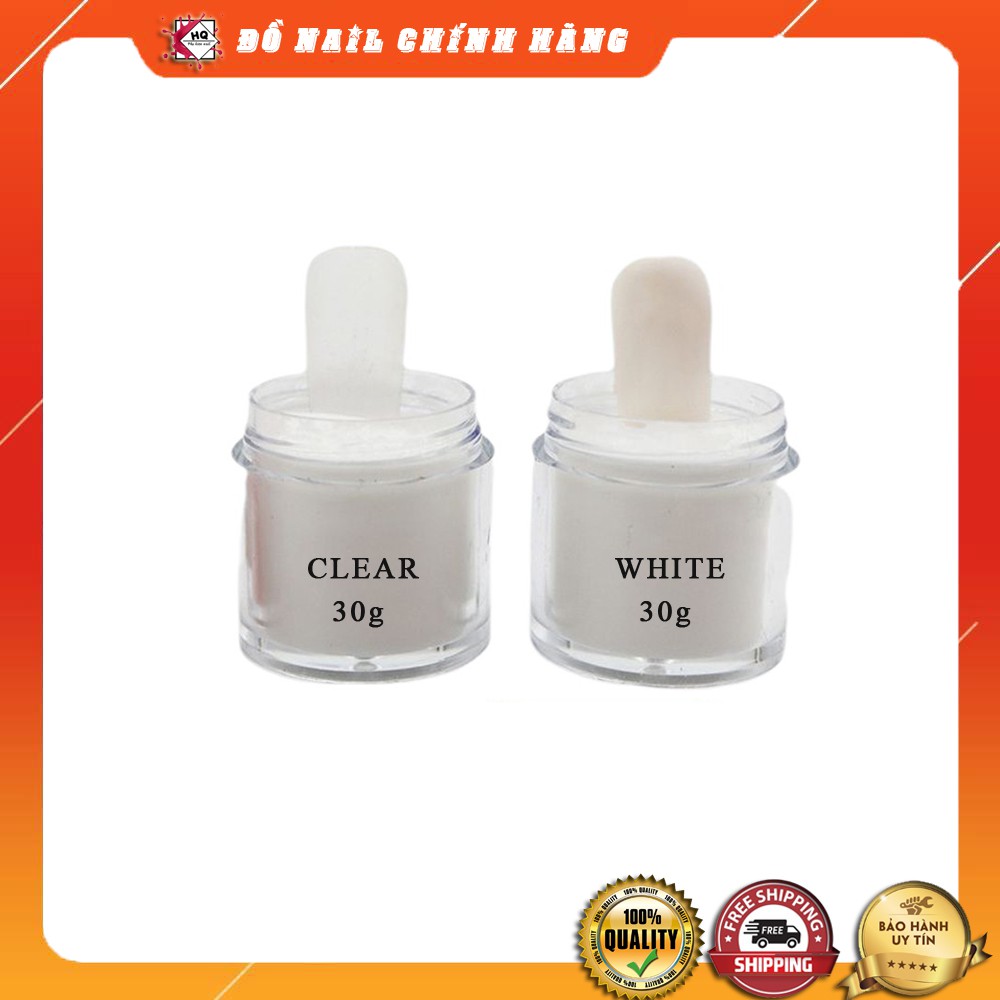 Bột clear , trắng đắp hoa làm móng 30g