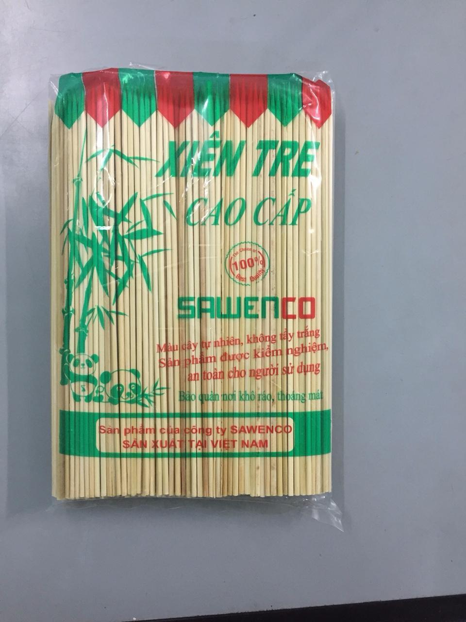 500gr xiên tre cao cấp sawenco xiên thịt nướng cây xiên sawenco