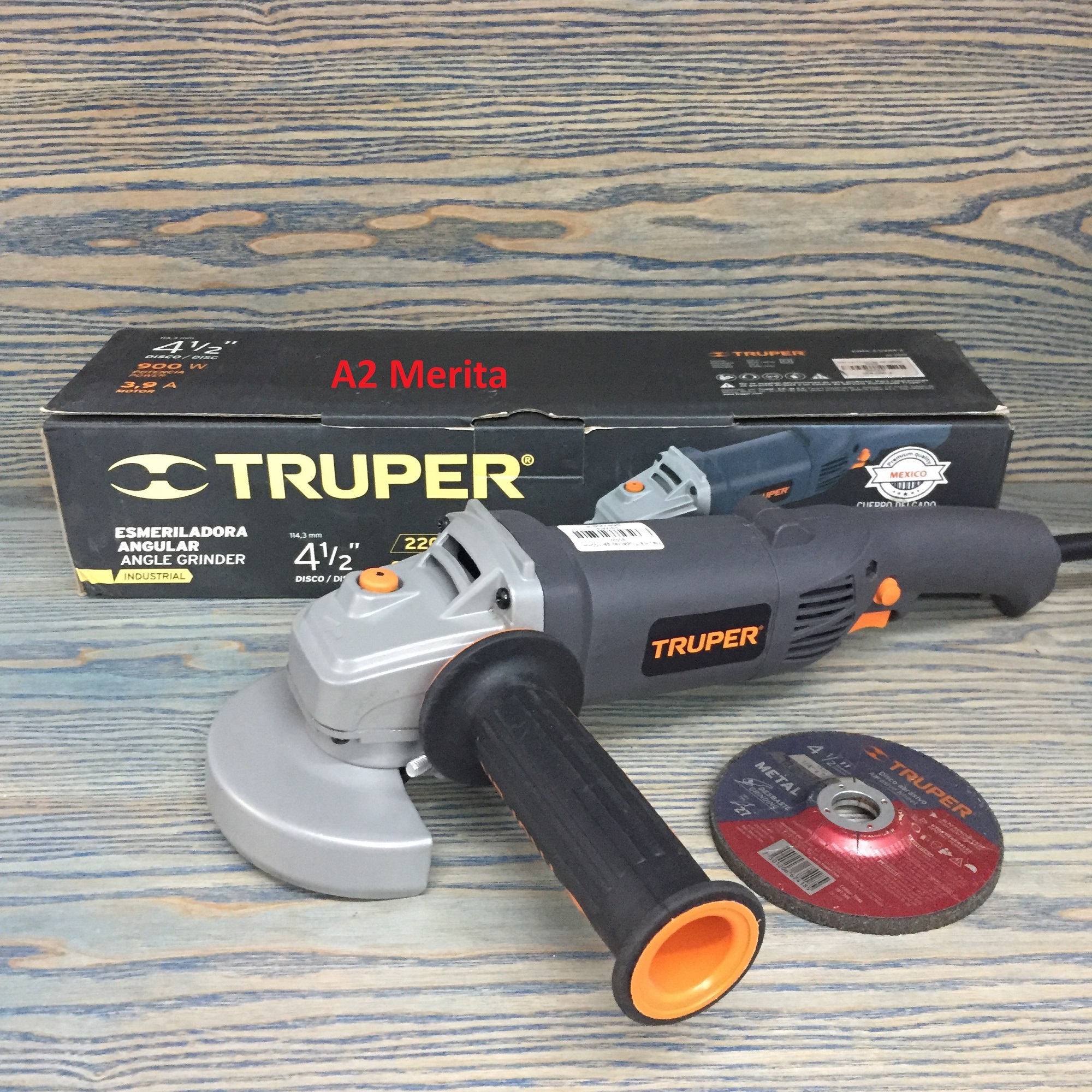 Máy mài góc 100mm 900W  Truper ESMA-4 (17939) (Kèm đĩa mài)