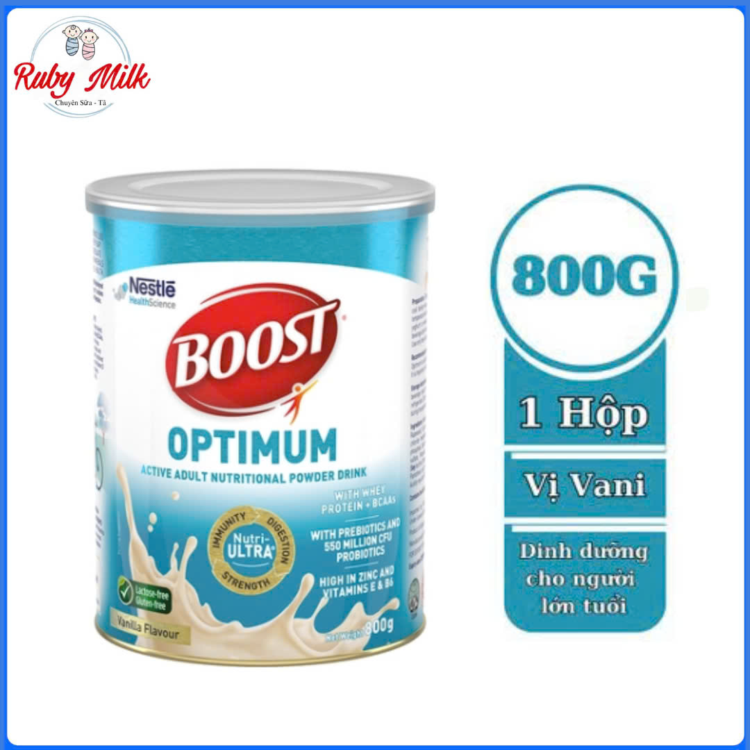 [Date 2.2027] Sữa Bột Nestle Boost Optimum lon 800g
