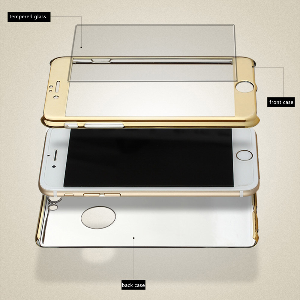 Ốp lưng 2 mặt tráng gương iPhone 5/5s, 6/6s, 6/6s plus, 7/8 , 7/8 Plus