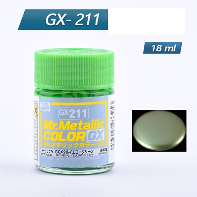 Sơn mô hình Mr Color Metallic GX201-GX217