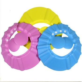 Mũ chắn nước cho bé có vành chụp tai (combo 2 cái giao màu ngẫu nhiên)