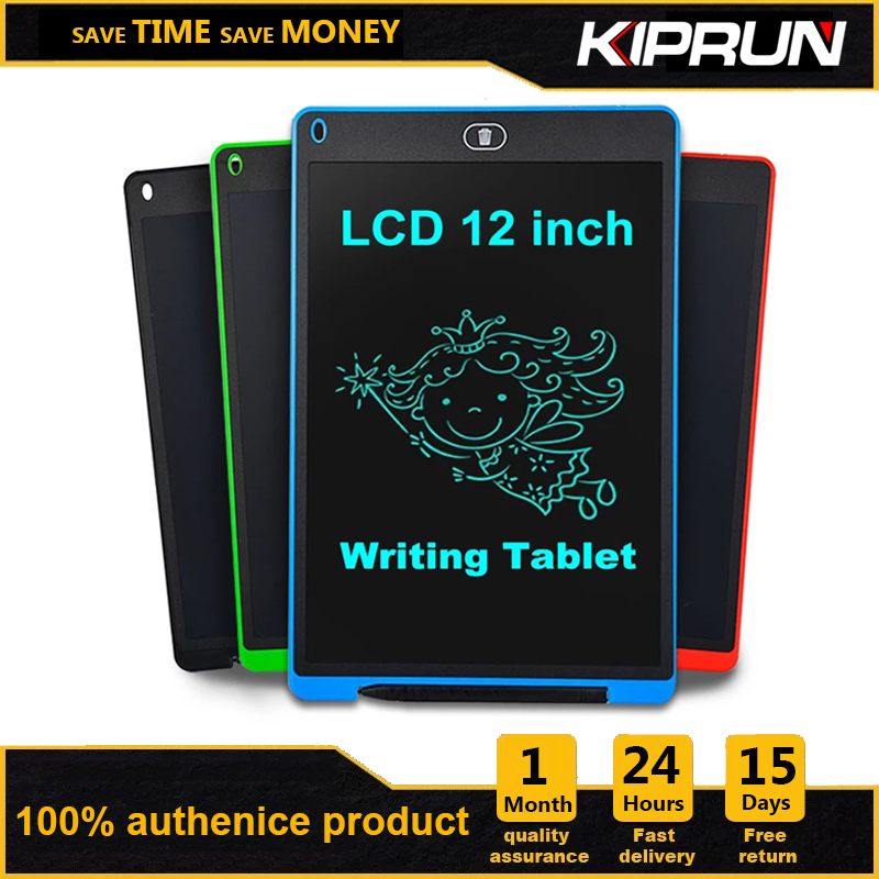 KIPRUN Máy tính bảng màn hình lcd 12" mỏng tiện dụng vẽ viết, kèm bút - INTL
