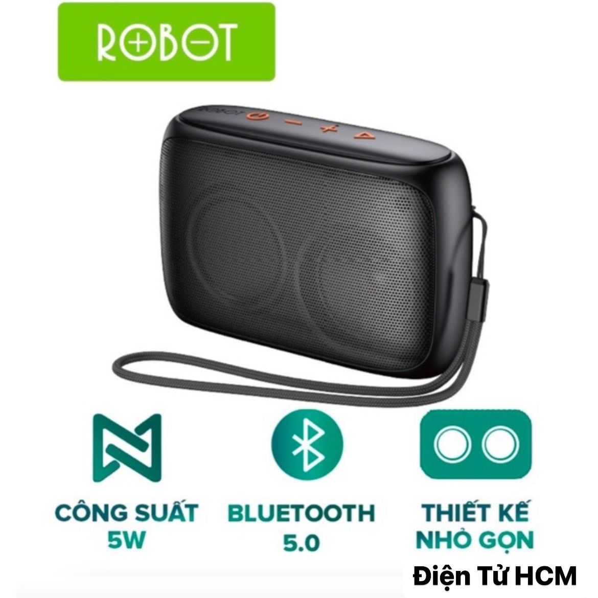 Loa Bluetooth Mini ROBOT RB110 Công Suất 5W Hỗ Trợ Kết Nối USB/Thẻ Nhớ - chính hãng ROBOT