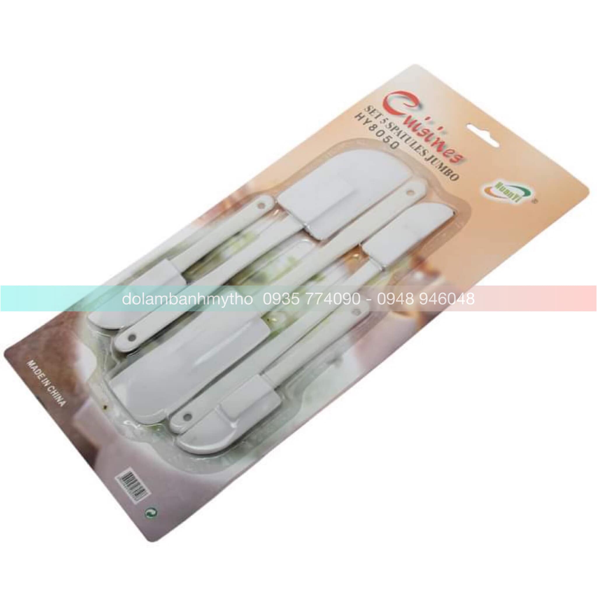 Bộ 5 cây vét nhựa dẻo / spatula