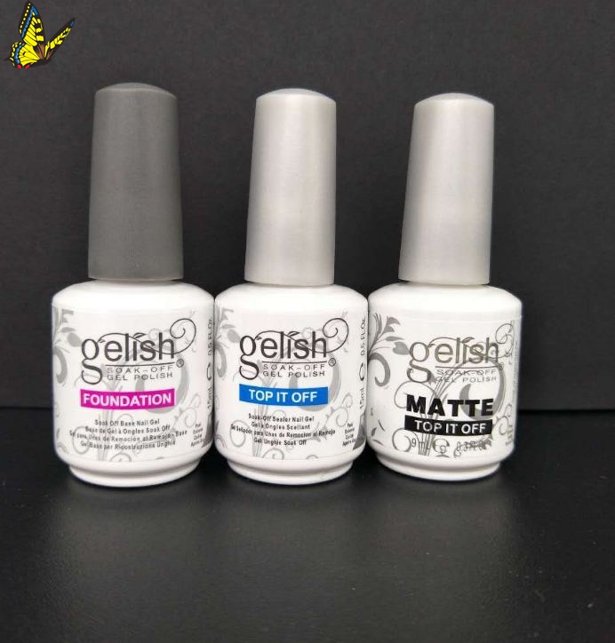 base gel và top gelish hàng chuẩn (1 chai)