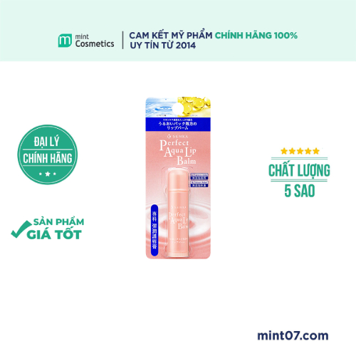 Son dưỡng môi senka perfect aqua lip balm 4.5g
