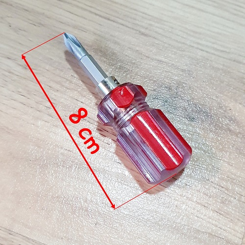 Combo 2 Tua Vít Mini 2 Đầu 7.5CM Tua Vít Ngắn Dùng Mở Nhiều Thiết Bị Chi Tiết Vị Trí Hẹp