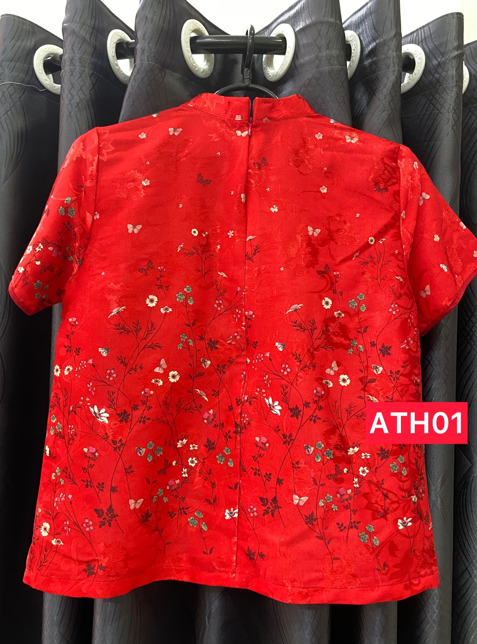 Áo Gấm Cổ Tàu