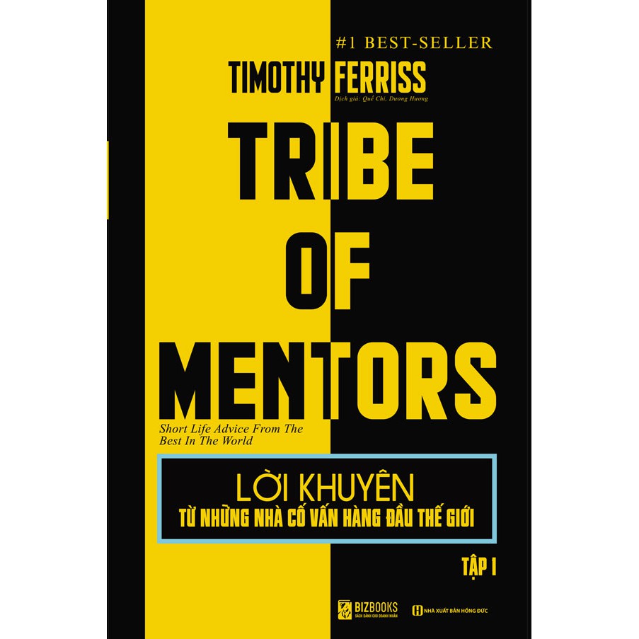 Sách - lời khuyên từ những nhà cố vấn hàng đầu thế giới – tribe of mentors + tặng kèm booksmart
