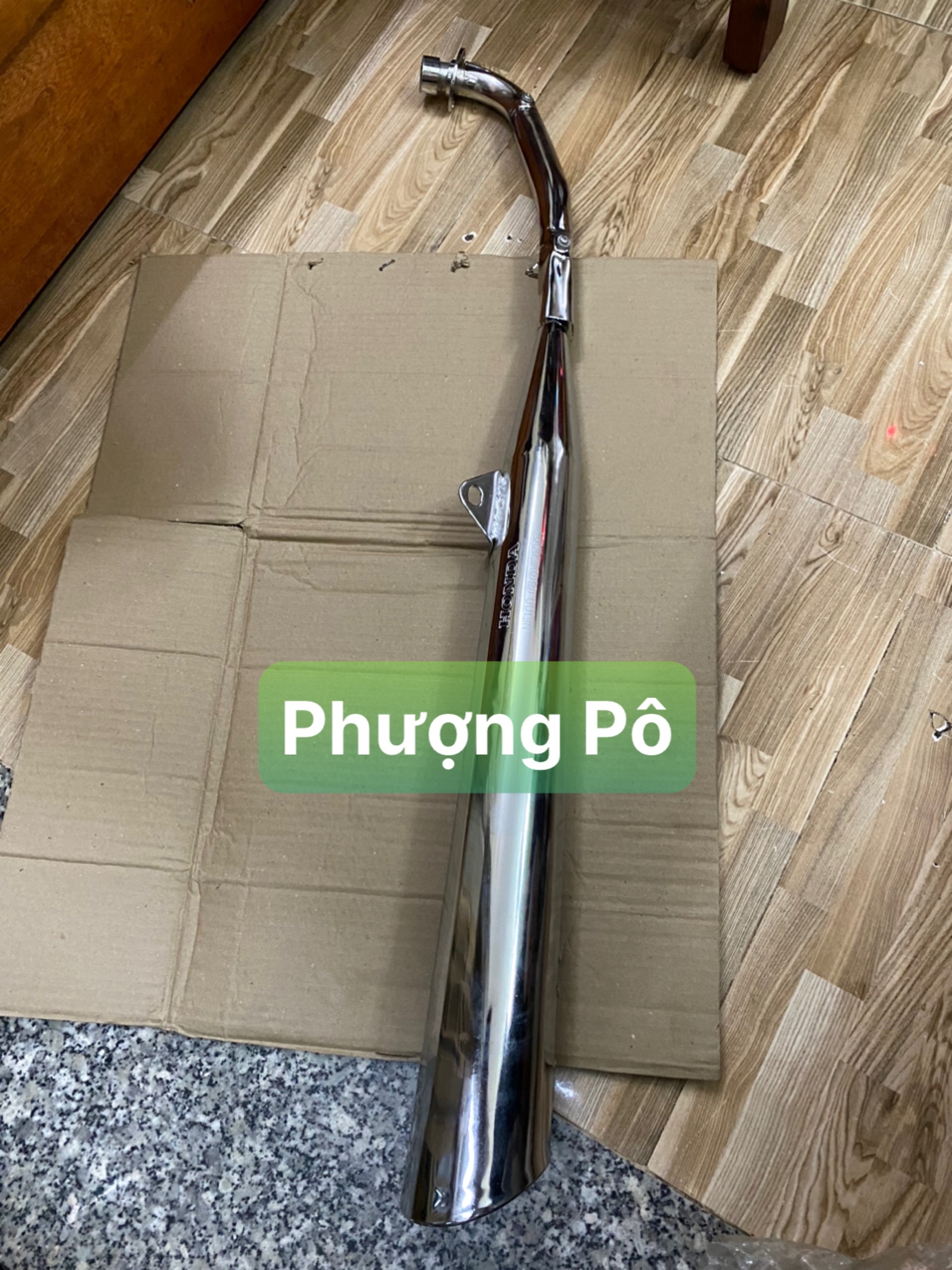 [HCM]Pô wave đuôi xéo nhỏ GOSHI móc cam xăng