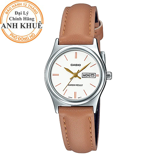 Đồng hồ nữ dây da Casio Anh Khuê LTP-V006L-7B2UDF