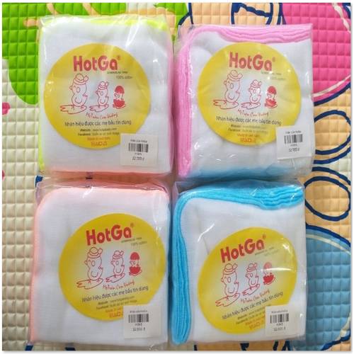 Set 10 khăn sữa hotga 5 lớp