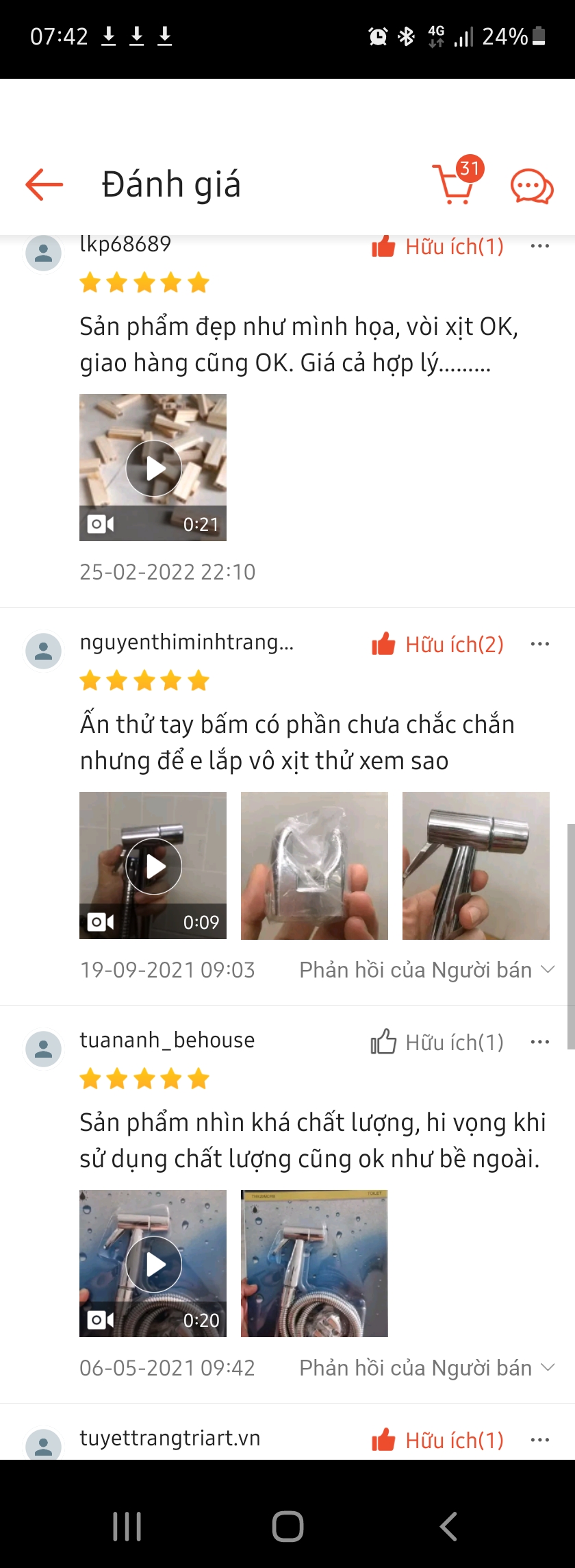 ( HÀNG TỐT) Vòi xịt vệ sinh, BỘ VÒI XỊT TOLET