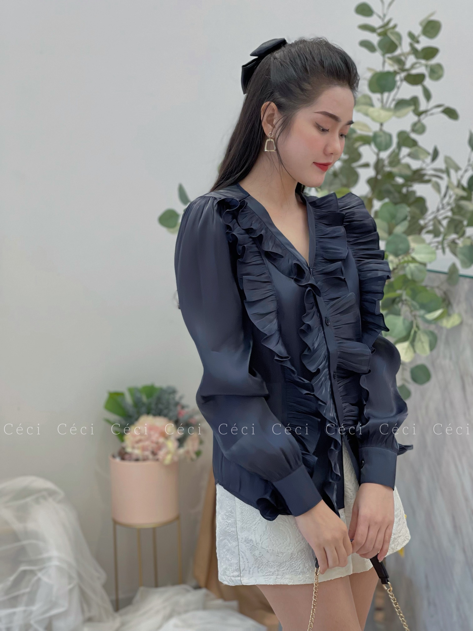 Joie Top - Áo bèo organza, Céci Store.