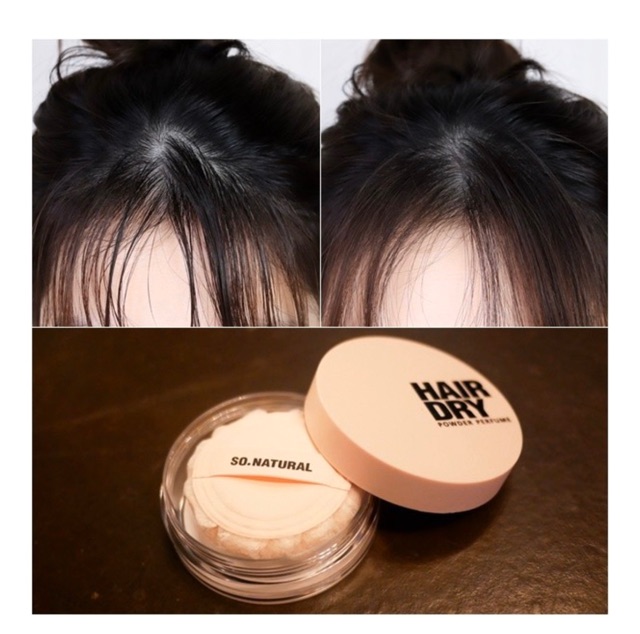 Phấn tóc nước hoa Hair Dry So Natural