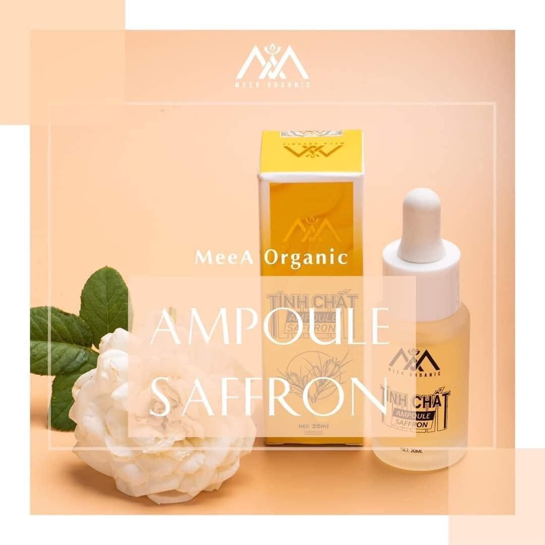 [100% Chính Hãng] tinh chất ampoule saffron serum meea organic