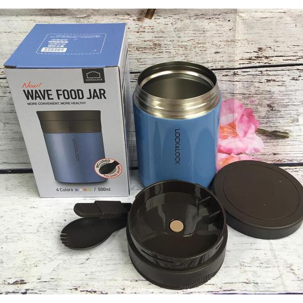 Bình ủ cháo giữ nhiệt inox Lock&lock LHC8024 500ml