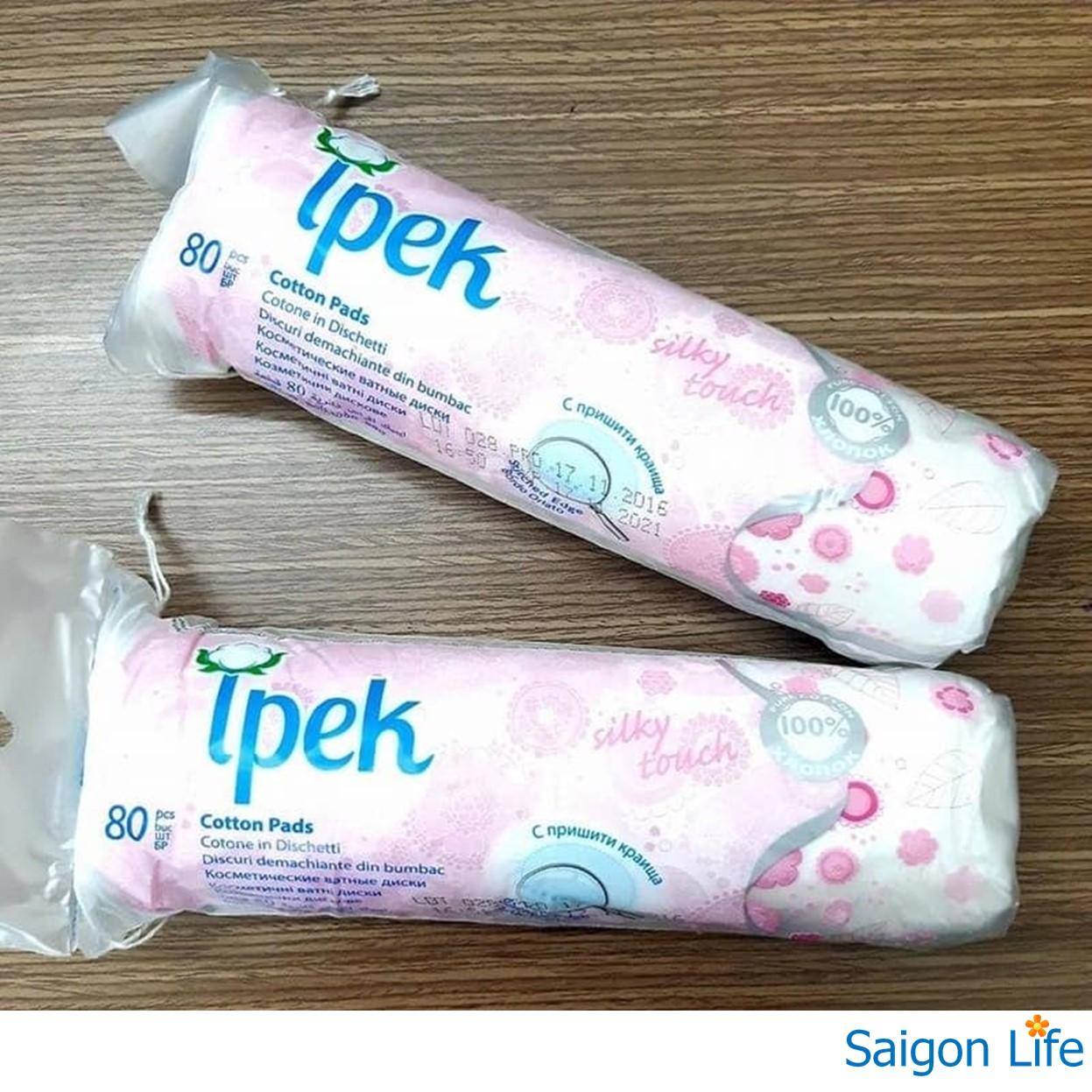 Combo 5 Bông tẩy trang IPEK Thổ Nhĩ Kì 80 miếng