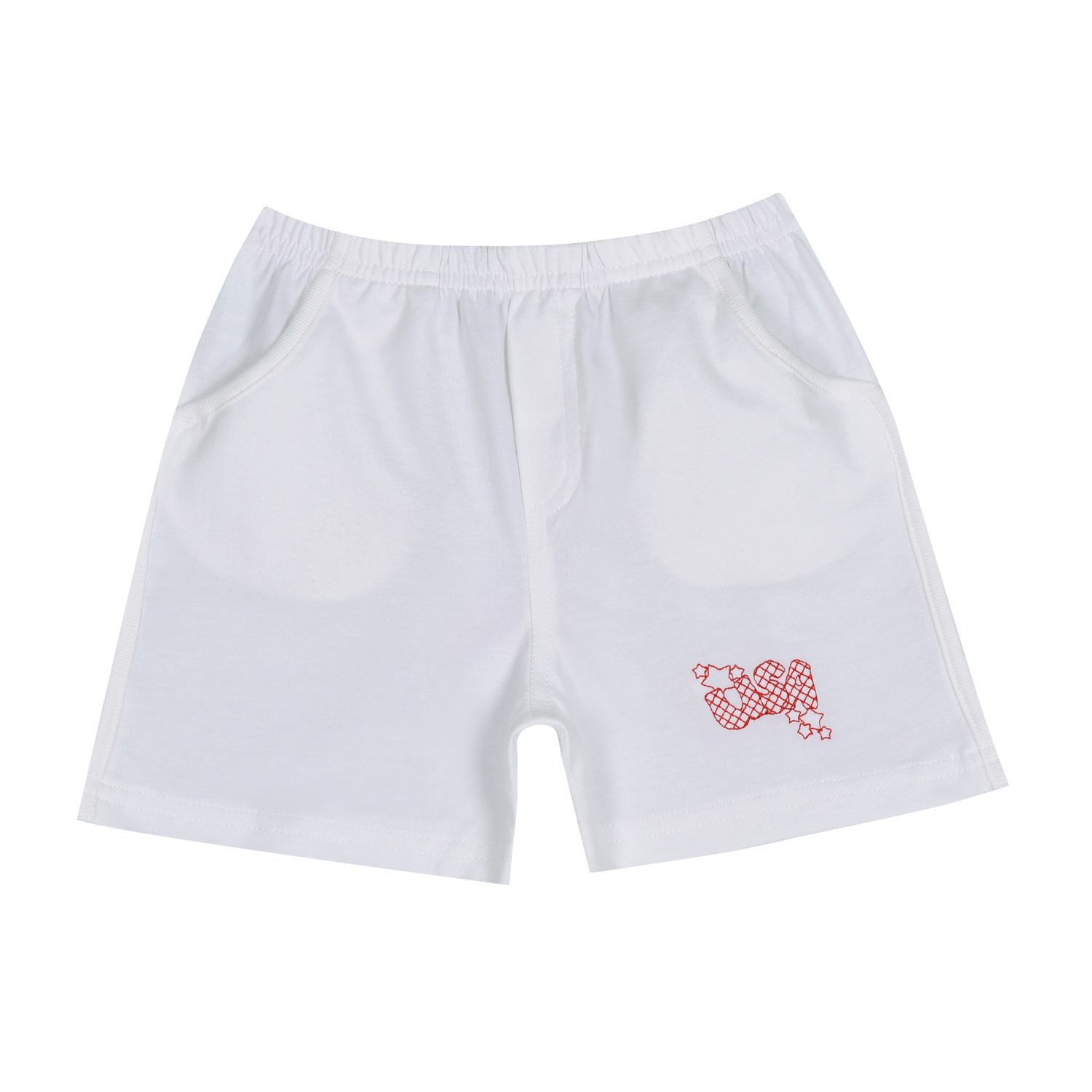 Quần short thêu trắng  QL0539 - HELLO BnB