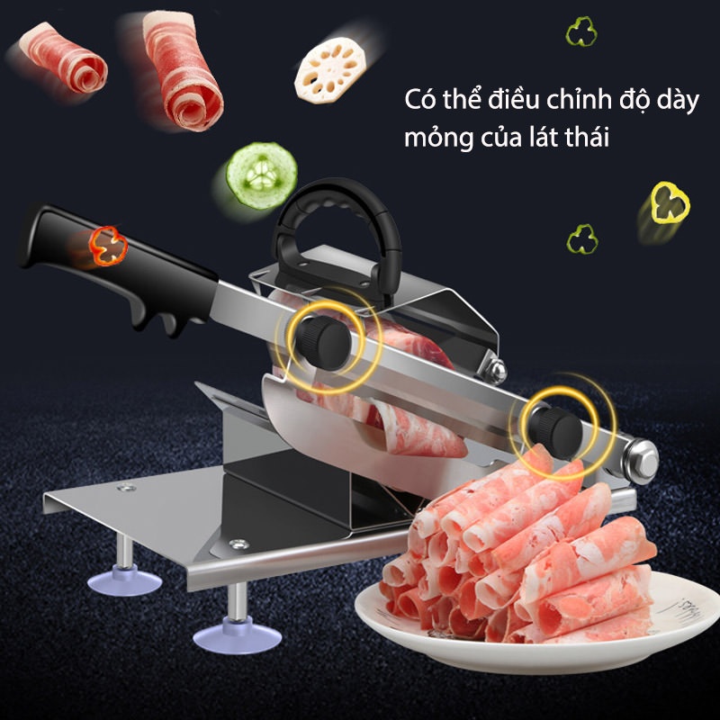 Dao Thái Thịt Đông Lạnh, Máy Cắt Thịt Đa Năng ( Ảnh Thật)