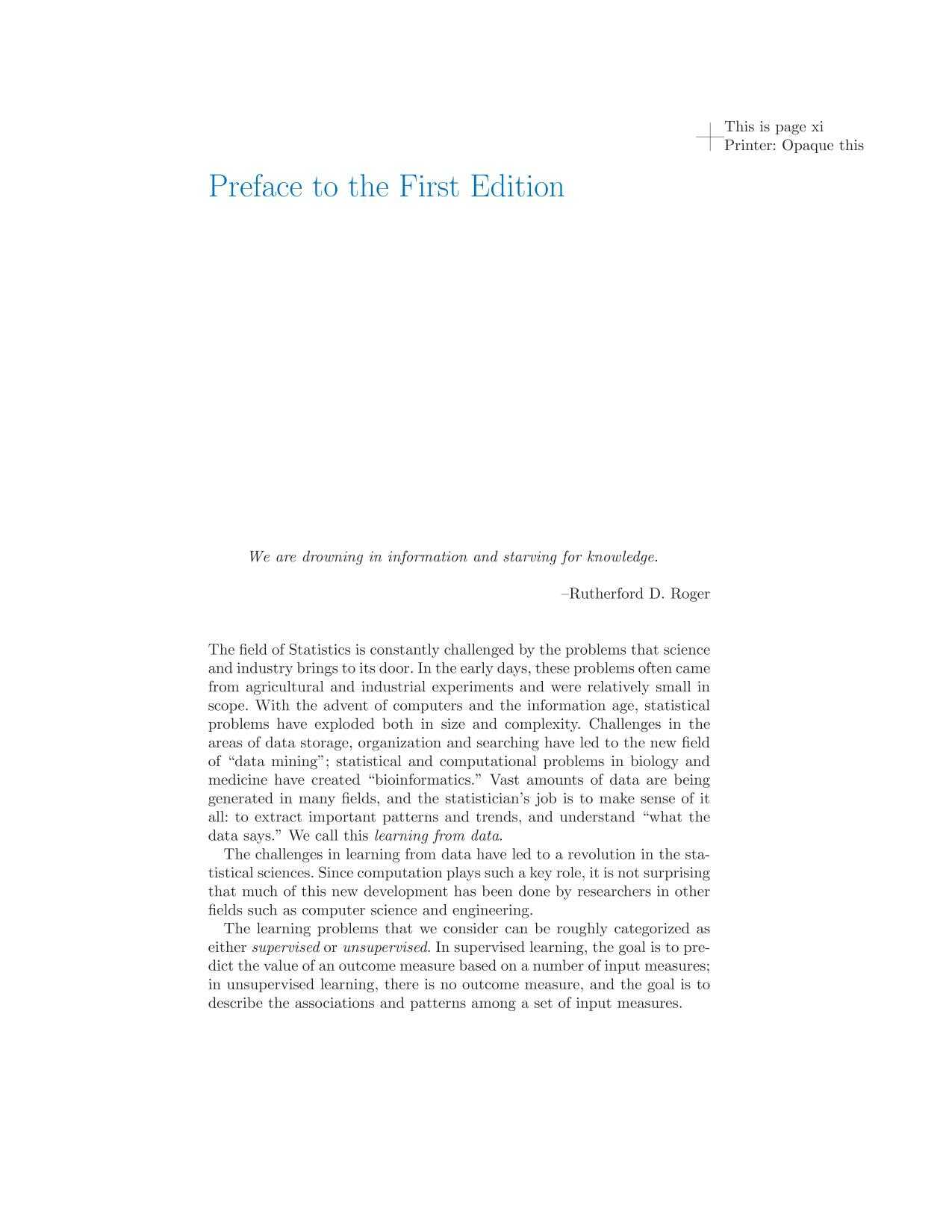 sách The elements of statistical learning