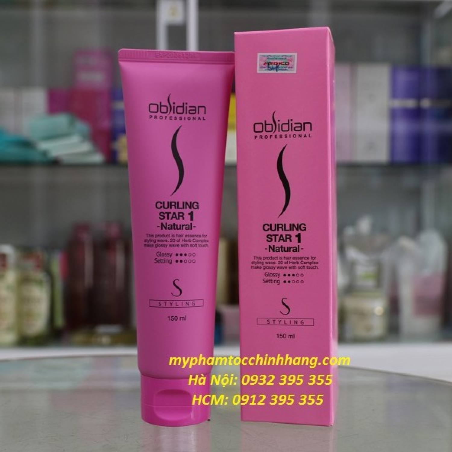 ɡel tạo kiểu Obsidian Curling Star 150ml