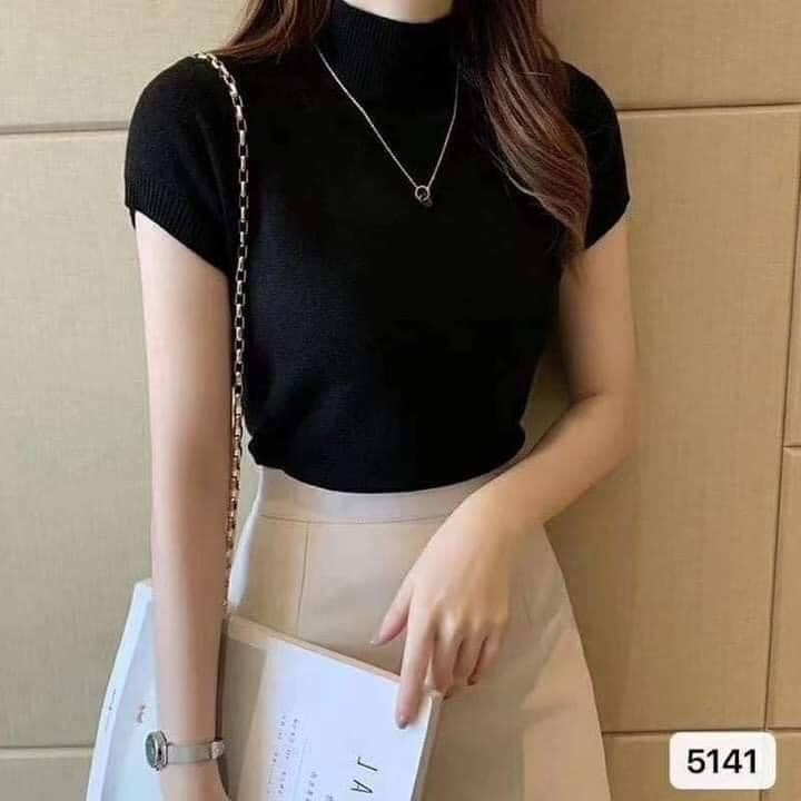 (ẢNH CHỤP THẬT) ÁO LEN CỘC TAY CỔ 3 PHÂN CHẤT LEN MỀM MƯỚT, MINHQUANG2017