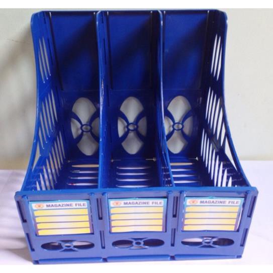 Kệ rổ nhựa xéo 3 ngăn