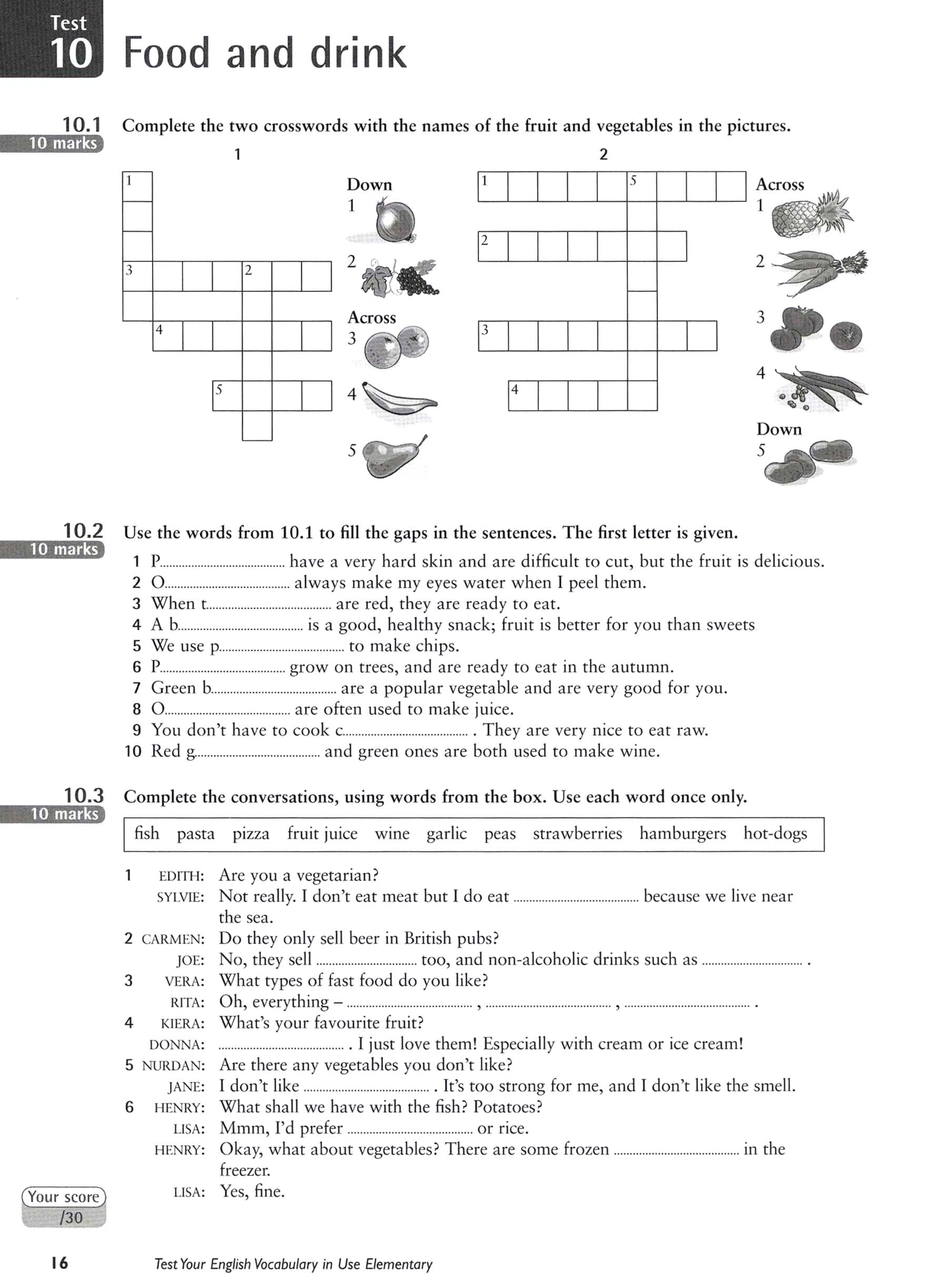 [Sách] Cambridge Test Your English Vocabulary in Use : Elementary ( Second Edition) with Key