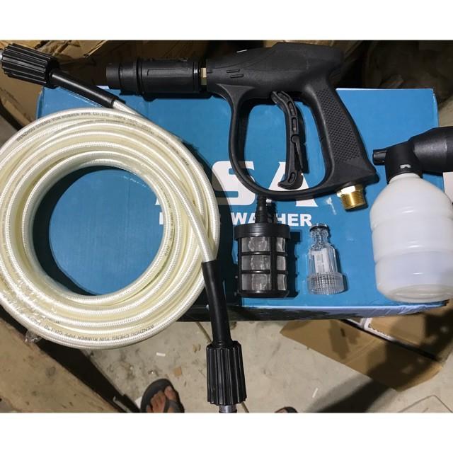 Combo vòi+dây+bình bọt+cút nước rửa xe
