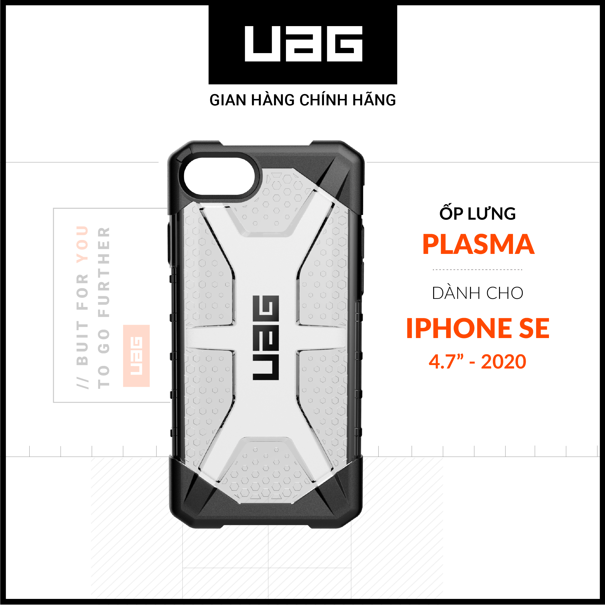 Ốp lưng UAG Plasma cho iPhone SE 2020/2022