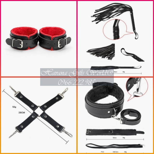 Vòng Cổ Chocker - Đồ Chơi Nhập Vai Cho Cặp Đôi 10 Chi Tiết