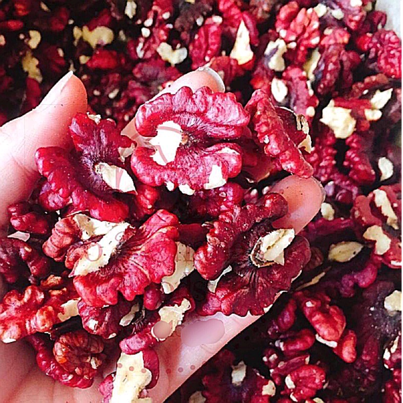 500Gram Nhân Óc Chó Mỹ Hạt ( Vàng, Đỏ) loại sống