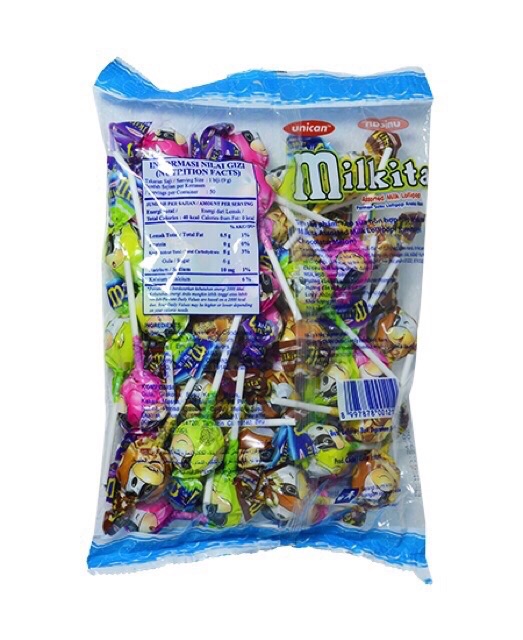 Kẹo Mút Milkita bịch lớn 50 cây