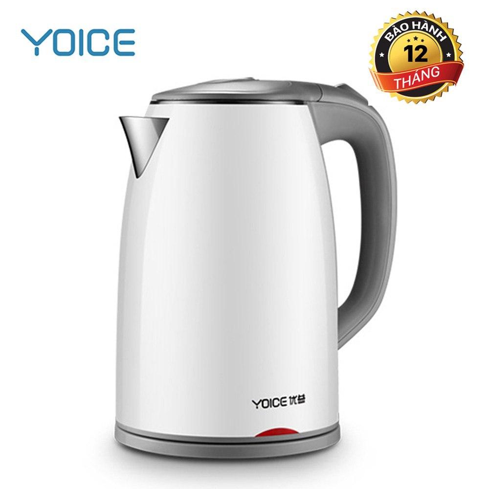 Ấm đun nước siêu tốc Yoice 1.8L công suất 1500W [HÀNG CHÍNH HÃNG - BẢO HÀNH 12 THÁNG - LỖI 1 ĐỔI 1 TRONG 7 NGÀY]