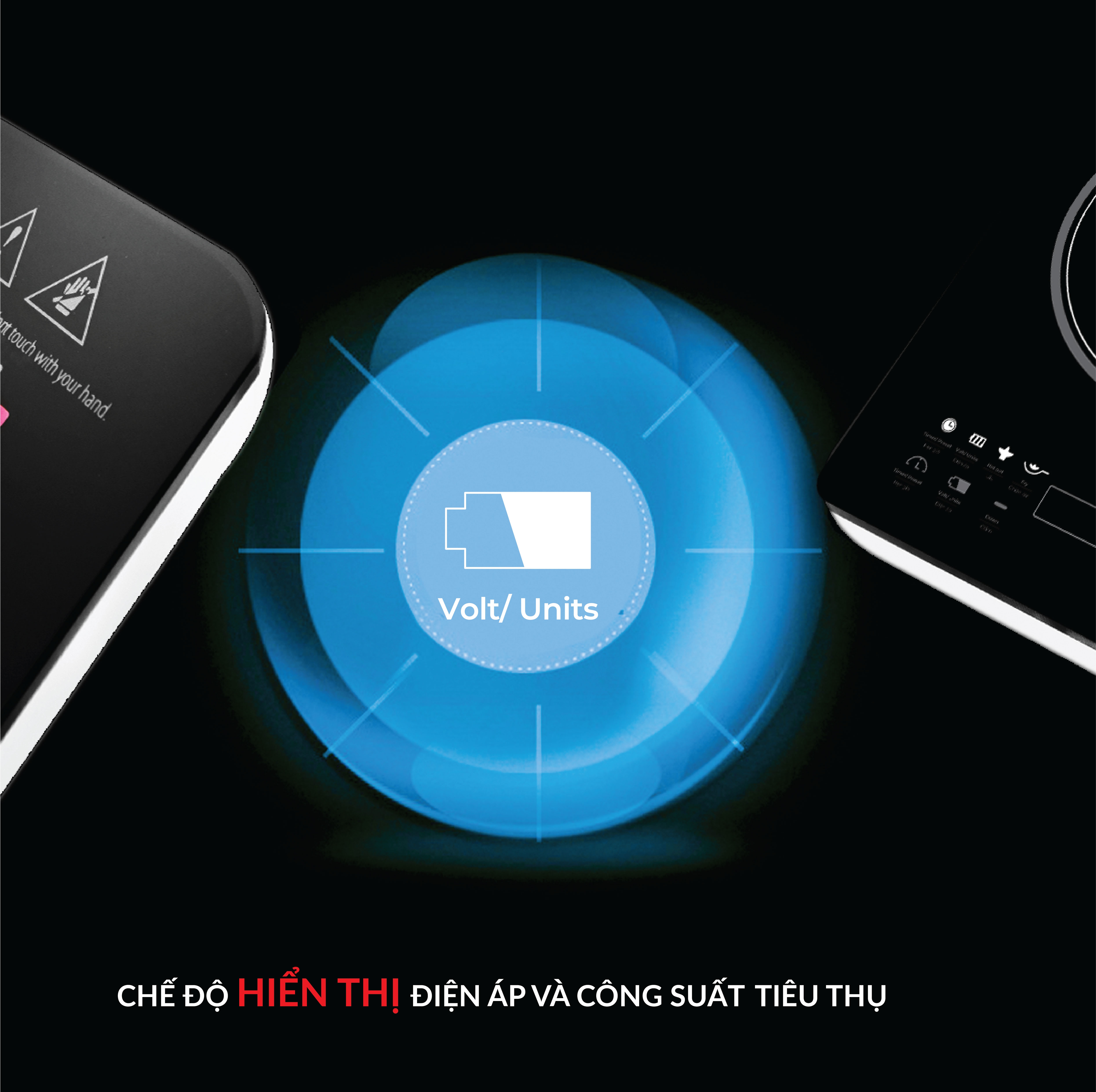 Bếp điện từ Smartcook ICS-3873 ( Điện áp 220V - Công suất 2.100W - BH 12 tháng)