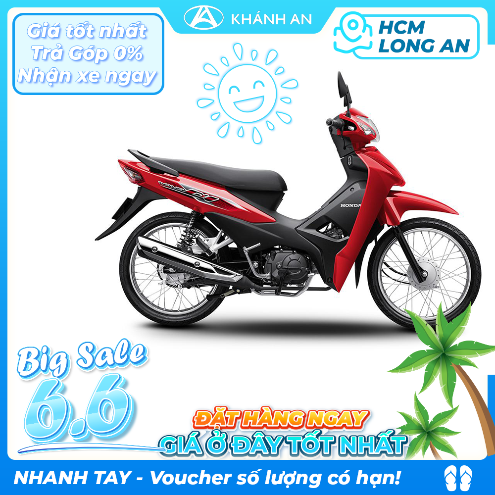 Xe Máy Wave Alpha 110cc 2024 Phiên bản Tiêu Chuẩn
