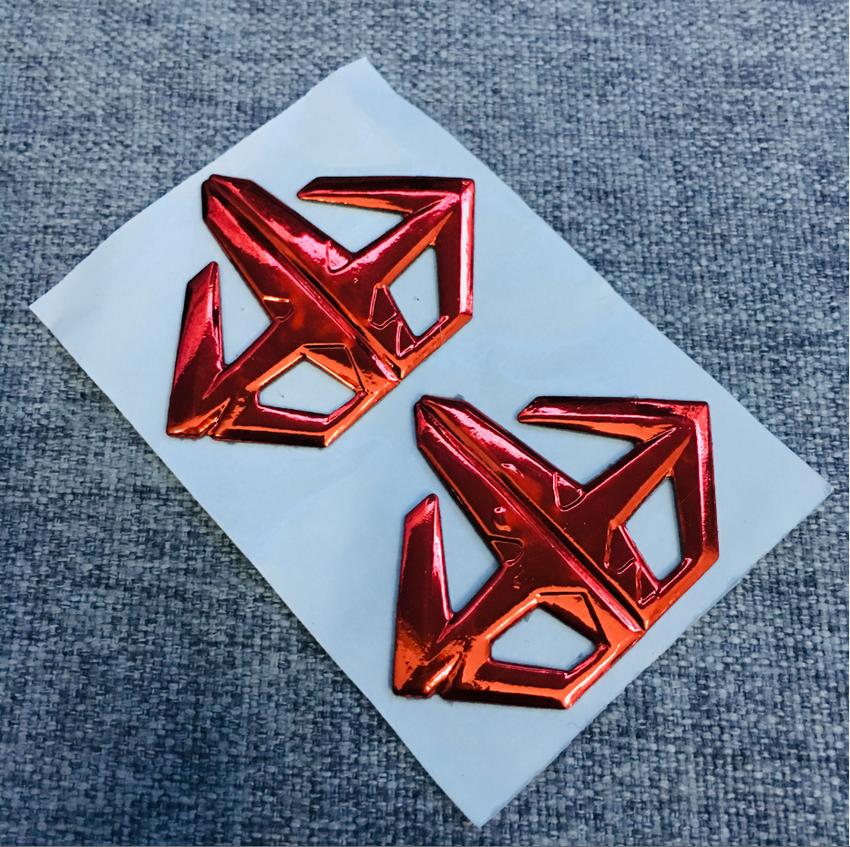 [HÃY DỪNG LẠI] TEM DÁN XE MÁY LOGO AIRBLADE MÀU ĐỎ TRANG TRÍ XE