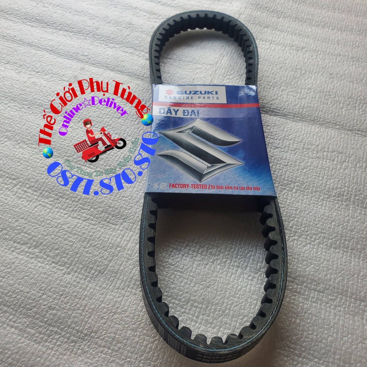 Dây curoa hayate 125 - hayate ss zin mới suzuki 27601-46g20v000