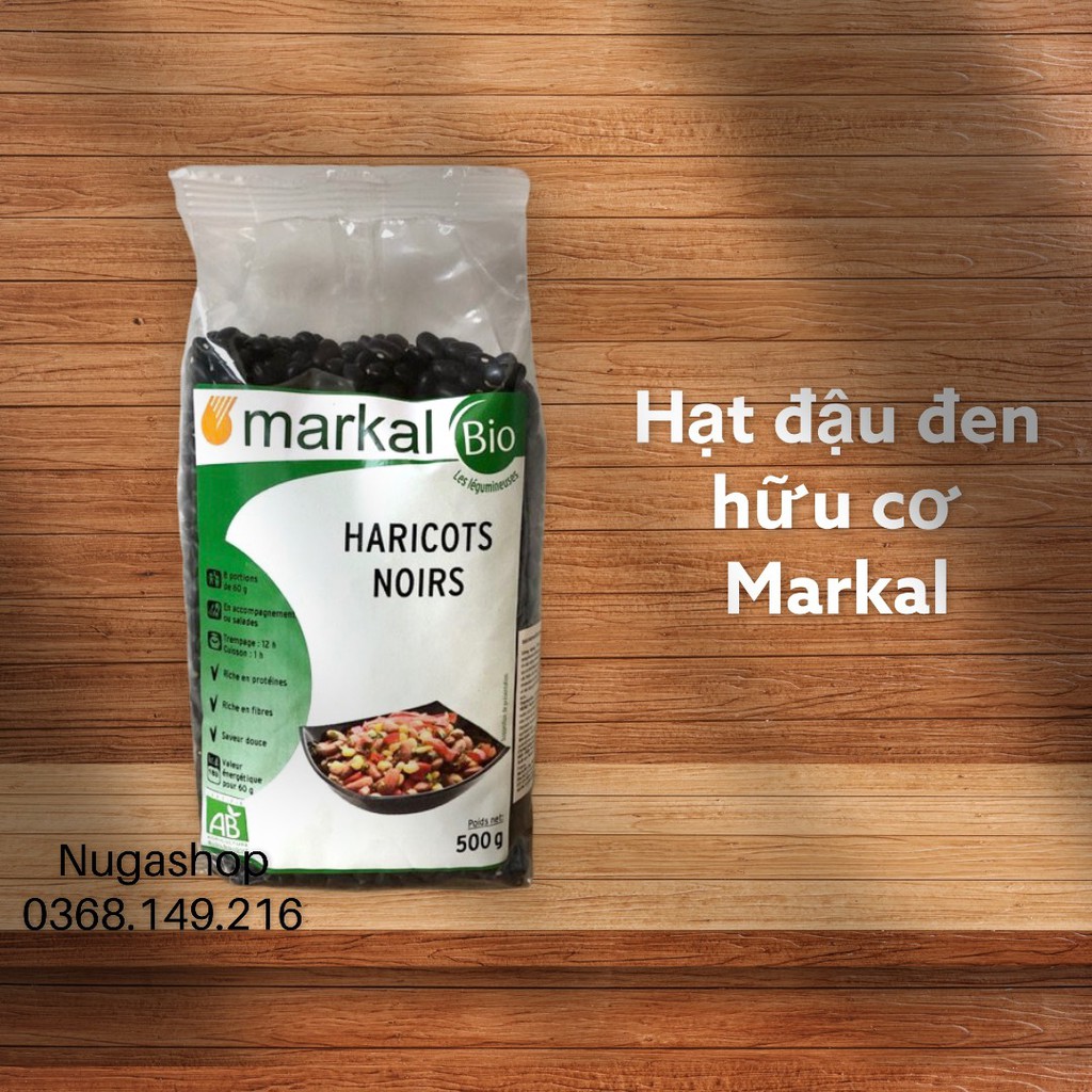 [HCM]Hạt đậu đen hữu cơ - Markal - 500g