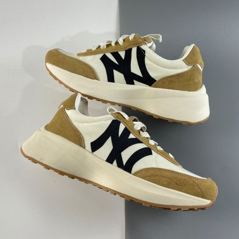 Giày Sneaker MLB Jogger New York Yankess yellow and white ( Full box)