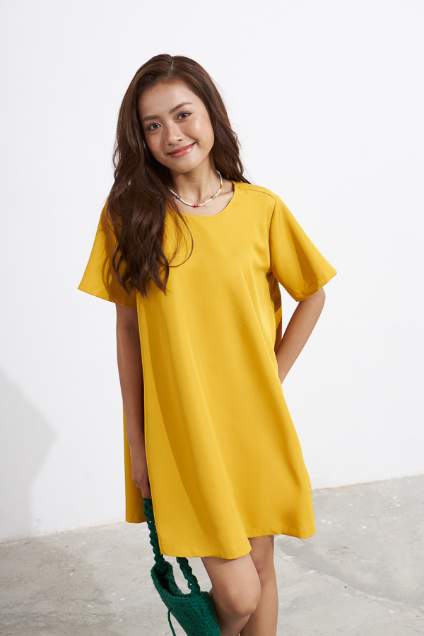 [NHẬP MÃ NOVFALAZSOCIAL02 GIẢM 40K ĐƠN 199K  ]  Đầm Maybi form A lụa cotton tay ngắn