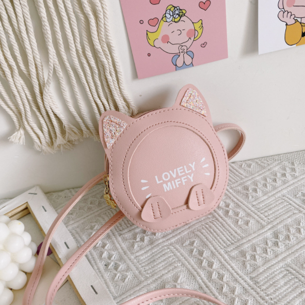 Túi đeo chéo mini cho bé trai bé gái Hạ Băng Designs, túi xách mini trẻ em đựng tiền điện thoại - Miffy