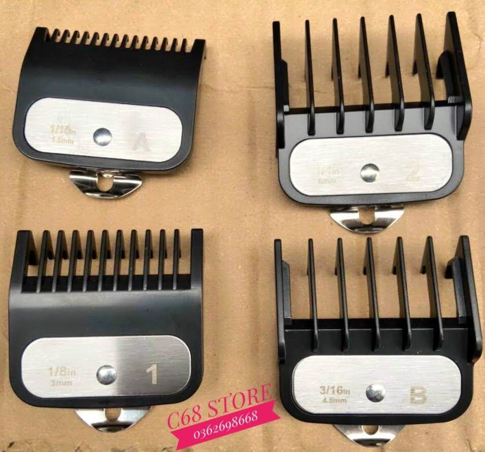 Bộ 4 cữ gá thép tông đơ cắt tóc