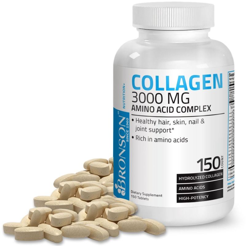 Collagen 3000mg - 150 viên Mỹ - Đẹp da, tóc, móng & Bổ xương khớp
