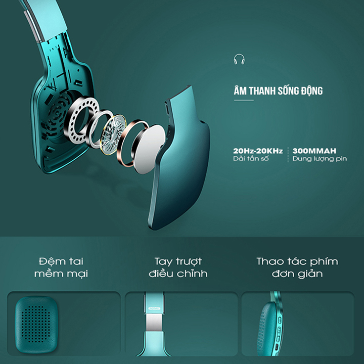 Tai nghe Bluetooth Chụp Tai Remax RB-700HB