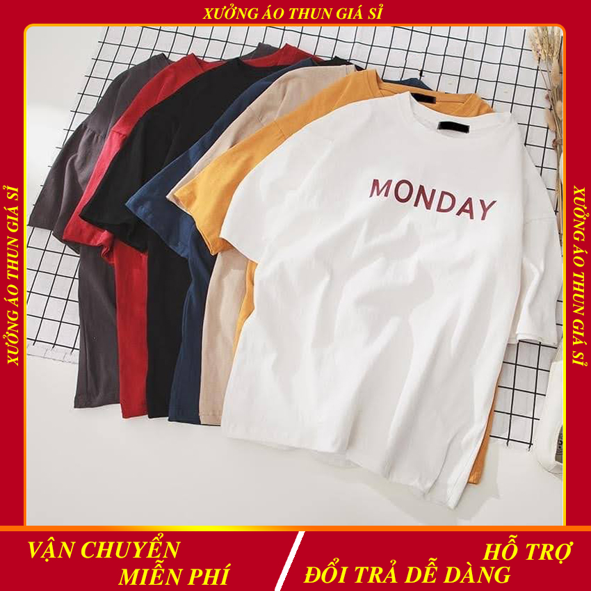 [HCM] Áo thun 7 ngày trong tuần - Áo thun tay lỡ form rộng nam nữ Oversize.