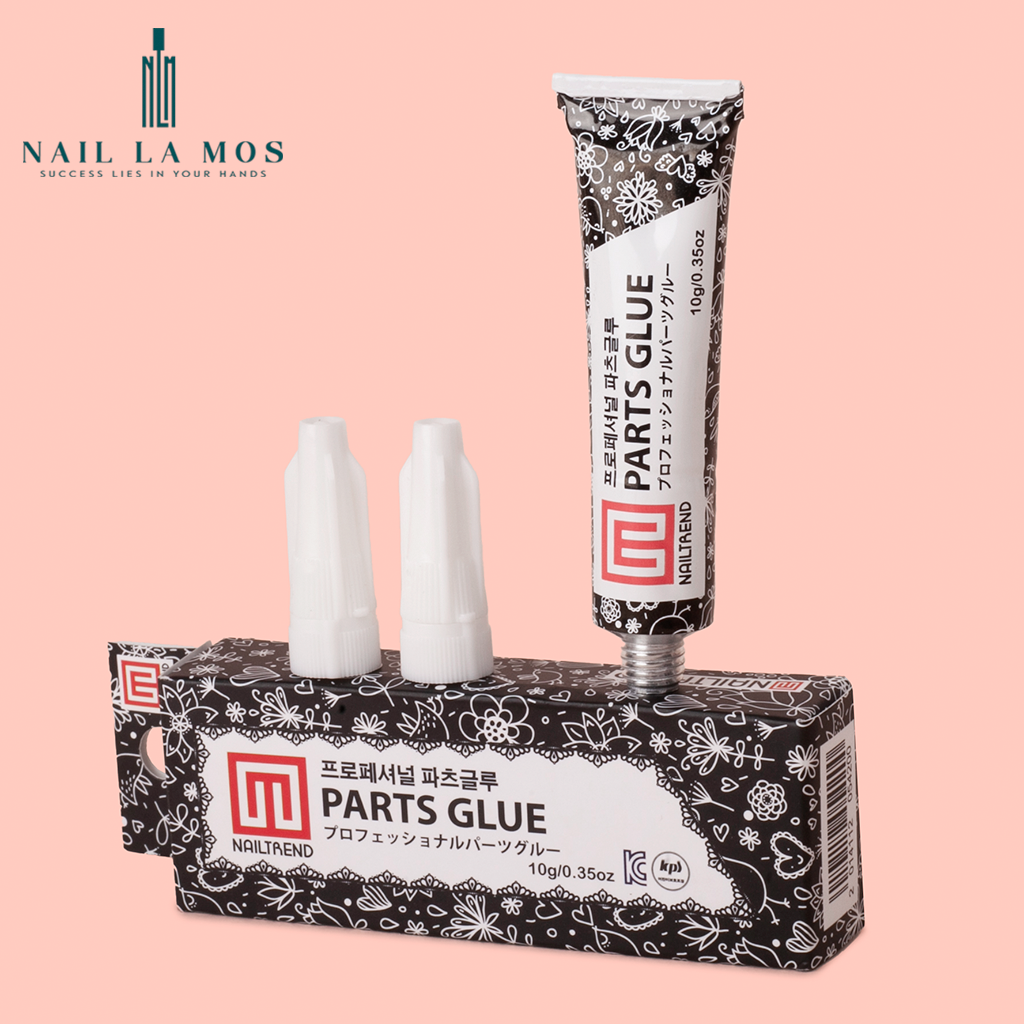 Keo đính đá Parts Glue nhập khẩu Hàn Quốc chính hãng 10g - Gel đính đá Nailtrend gắn đá khối, charm nail rất bền chắc